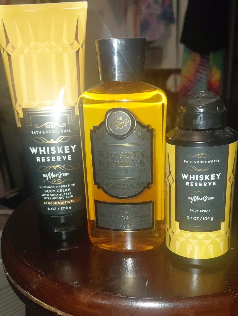 Bath & Body Works Whiskey Reserve Men's Set - Yellow & Black